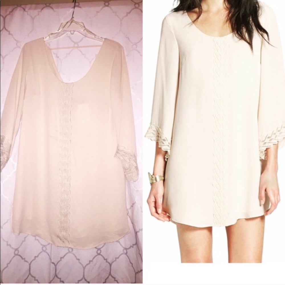 HP! ASTR THE LABEL LACE TRIM SHIFT DRESS - Picture 3 of 8